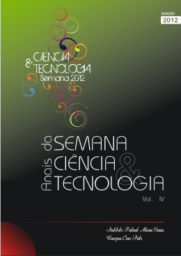 Arquivo Completo - Anais da Semana de Ci&ecirc;ncia e Tecnologia