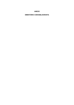 ANEXO EMENT&Aacute;RIO COM BIBLIOGRAFIA