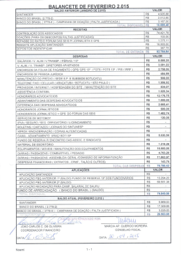 BALANCETE DE FEVEREIRQ 2.915