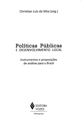 Christian Luiz da Silva (org.) Politicas Püblicas E