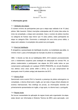 Regulamento do Brasileiro de Asa Delta 2014