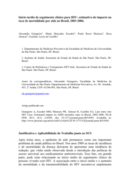 Início tardio de seguimento clínico para HIV