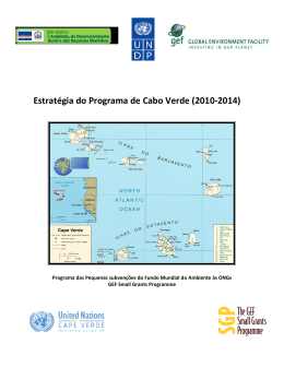 Estrat&eacute;gia do Programa de Cabo Verde (2010