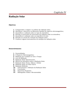 Radia&ccedil;&atilde;o Solar