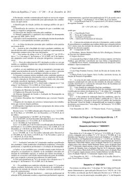 Di&aacute;rio da Rep&uacute;blica, 2.&ordf; s&eacute;rie &mdash; N.&ordm; 240 &mdash; 16 de Dezembro