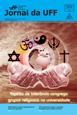 Jornal da UFF - UFF Not&iacute;cias - Universidade Federal Fluminense