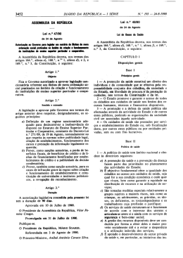 Lei de Bases da Saúde