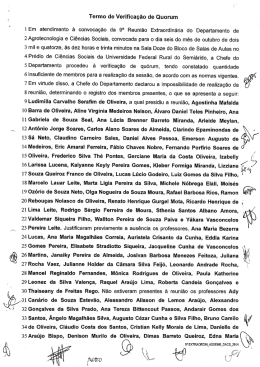 à - Departamento de Agrotecnologia e Ciências Sociais