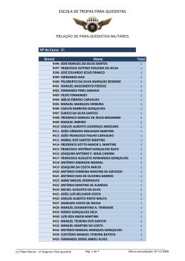65 - Tropas P&aacute;ra-quedistas Portuguesas