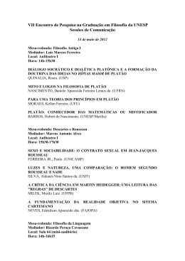 VII Encontro de Pesquisa na Gradua&ccedil;&atilde;o em Filosofia da UNESP