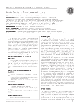 diretrizes-morte-sub.. - Sociedade Brasileira de Medicina do Esporte