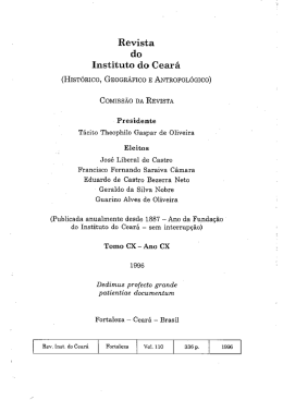 Revista do Instituto do Cear&aacute;