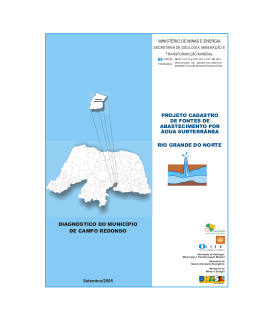 DIAGN&Oacute;STICO DO MUNIC&Iacute;PIO DE CAMPO REDONDO