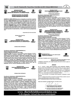 Ano Xl &deg; Teresina (PI) - Ter&ccedil;a-Feira, 14 de Maio de 2013 &deg; Edi&ccedil;&atilde;o