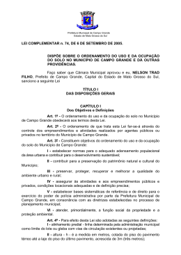 LEI COMPLEMENTAR n. 74, DE 6 DE SETEMBRO DE - secovi