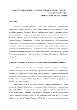 ITAMBACURI: EDUCAR PARA CIVILIZAR OU CIVILIZAR PARA