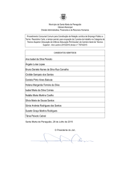 Lista Definitiva dos Candidatos Admitidos (Tec. Superior - cm
