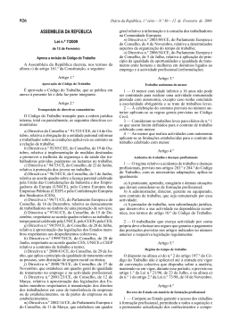 Lei n.&ordm; 7/2009