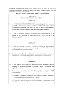 Documento complementar elaborado nos termos do n&ordm;2 do art.64