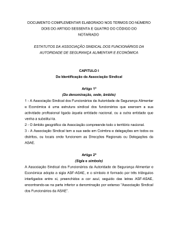Estatutos - Asf-Asae