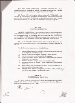 &sect;2&deg;- N&atilde;o havendo quorum para a instala&ccedil;&atilde;o nos termos do &sect; 1&deg;, a