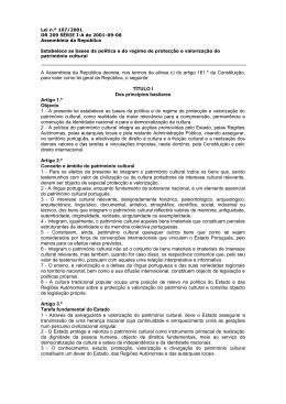 A Assembleia da Rep&uacute;blica decreta, nos termos da al&iacute;nea c) do