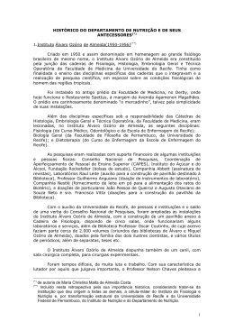 Hist&oacute;rico do Departamento - Universidade Federal de Pernambuco