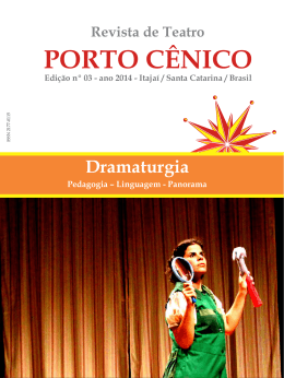 Revista de Teatro - Grupo Porto Cênico