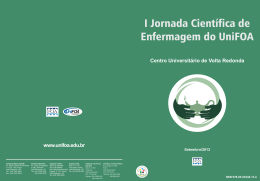 I Jornada Cient&iacute;fica de Enfermagem do UniFOA