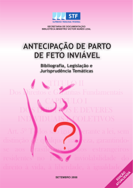 Antecipa&ccedil;&atilde;o de parto de feto invi&aacute;vel
