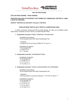 1 2/Andr&eacute;a Oliveira da Silva/28.080.927-X / 60,33 / 1&ordm;. 1