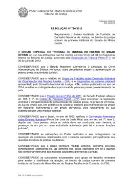 Resolução 796/2015 - Tribunal de Justiça de Minas Gerais