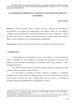 4. A NECESSIDADE DE OBSERV&Acirc;NCIA E RESPEITO &Agrave;S