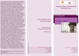 Psicologia e Religi&atilde;o (julho 2011)