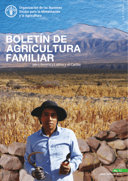 Boletín de agricultura familiar para América Latina y el Caribe, Abril