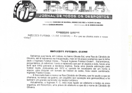 Hist&oacute;ria - Ingleses Futebol Clube