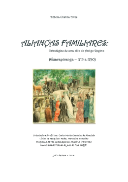 ALIAN&Ccedil;AS FAMILIARES: