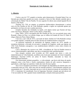 Munic&iacute;pio de Volta Redonda &ndash; RJ