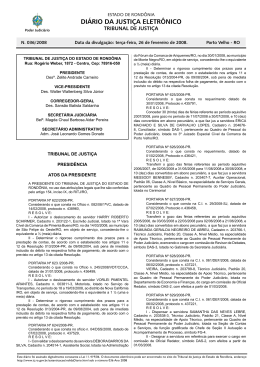 26 - Tribunal de Justiça de Rondônia