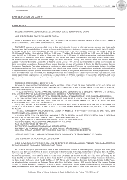 S&Atilde;O BERNARDO DO CAMPO - Freitas Leiloeiro Oficial