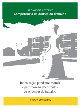 Indeniza&ccedil;&atilde;o por danos morais e patrimoniais decorrentes de