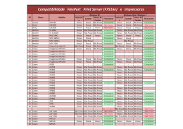 Compatibilidade FlexPort Print Server (F7516e) x Impressoras