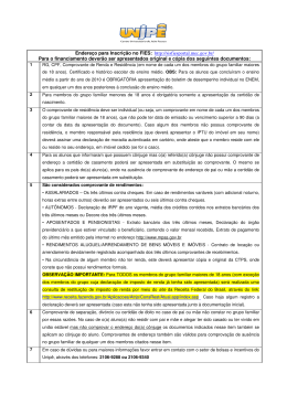 Endereço para Inscrição no FIES: http://sisfiesportal.mec.gov.br