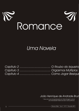 romance uma novela.cdr - Universidade Federal de São Carlos