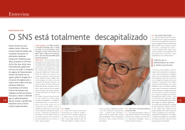 O SNS est&aacute; totalmente descapitalizado