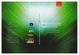 Dimens&otilde;es do agroneg&oacute;cio brasileiro.