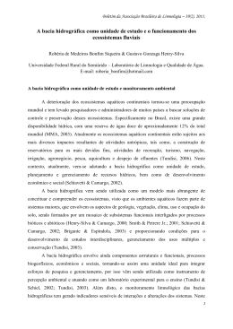 - Associa&ccedil;&atilde;o Brasileira de Limnologia
