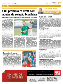 CBF promoverá draft com atletas da seleção brasileira