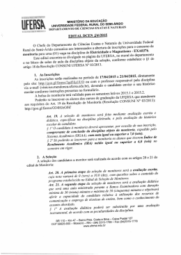 Eletricidade e Magnetismo – Segunda chamada