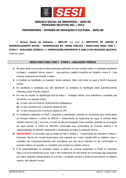 resultado final fase i orientacao fase ii